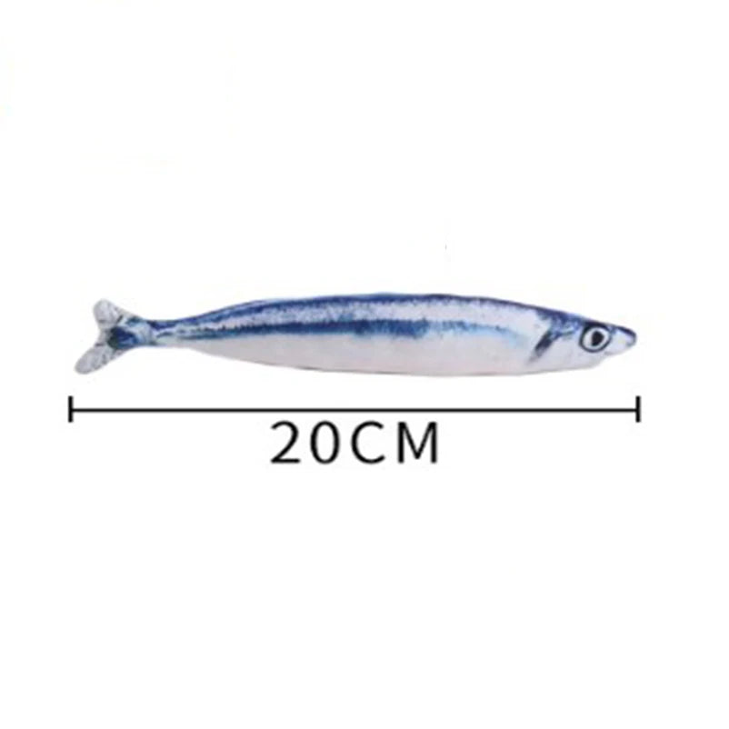PawfectNova™ Fintastic Catch Interactive Lifelike Plush Fish Toy for Cats