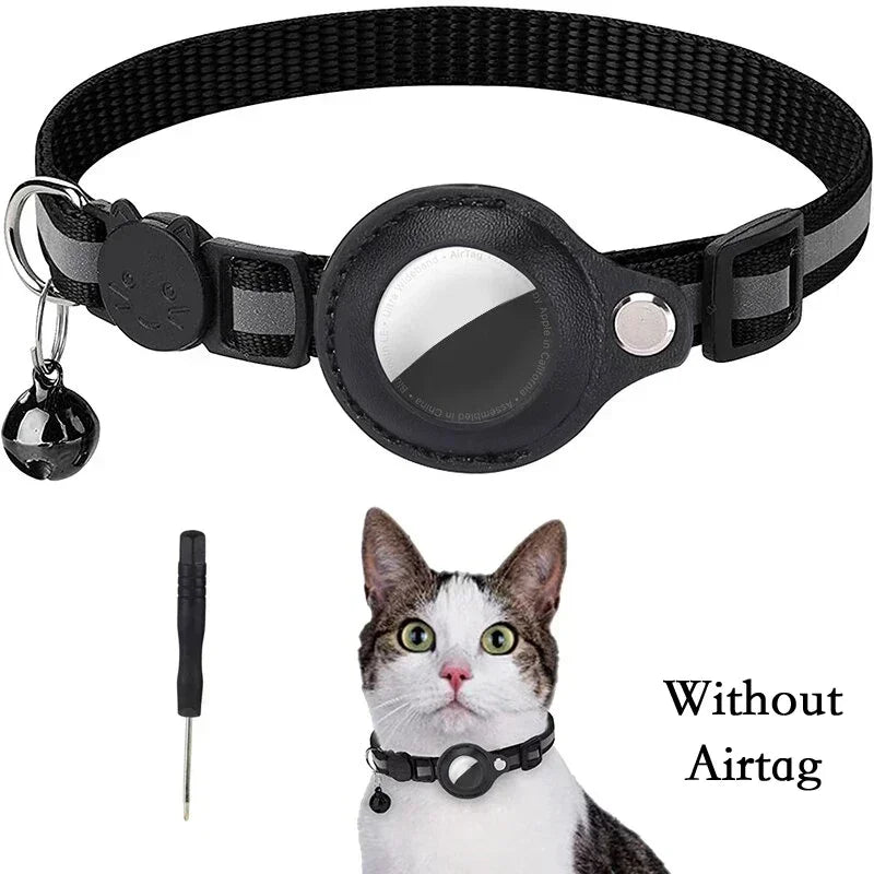 PawfectNova™ Guardian-Glow: Reflective AirTag Safety Collar