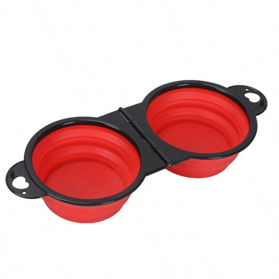 PawfectNova™ Duo-Flex: 2-in-1 Foldable Dual Bowl