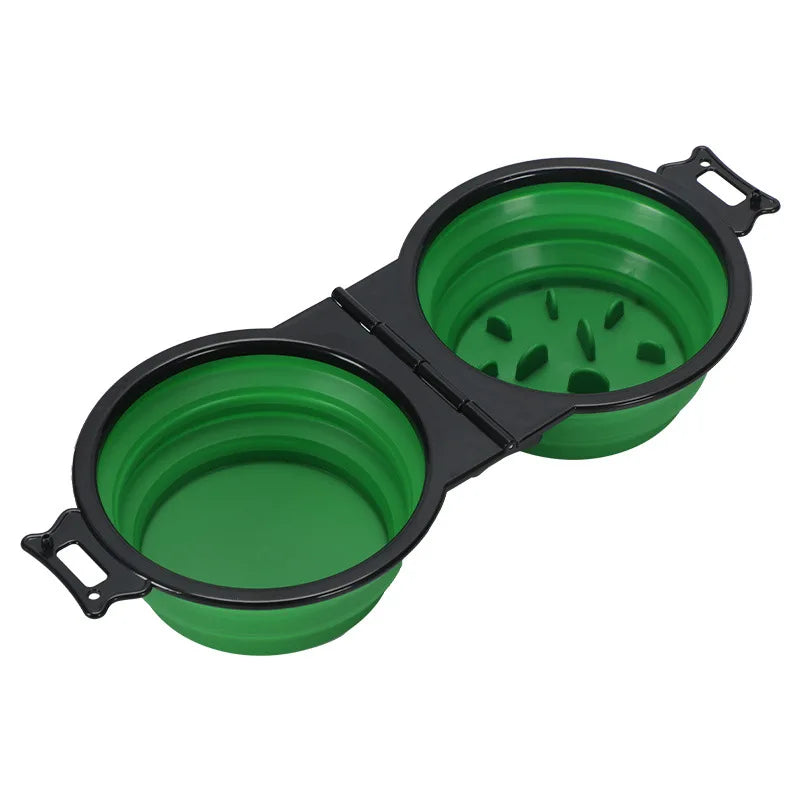 PawfectNova™ Duo-Flex: 2-in-1 Foldable Dual Bowl
