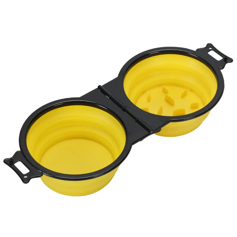 PawfectNova™ Duo-Flex: 2-in-1 Foldable Dual Bowl