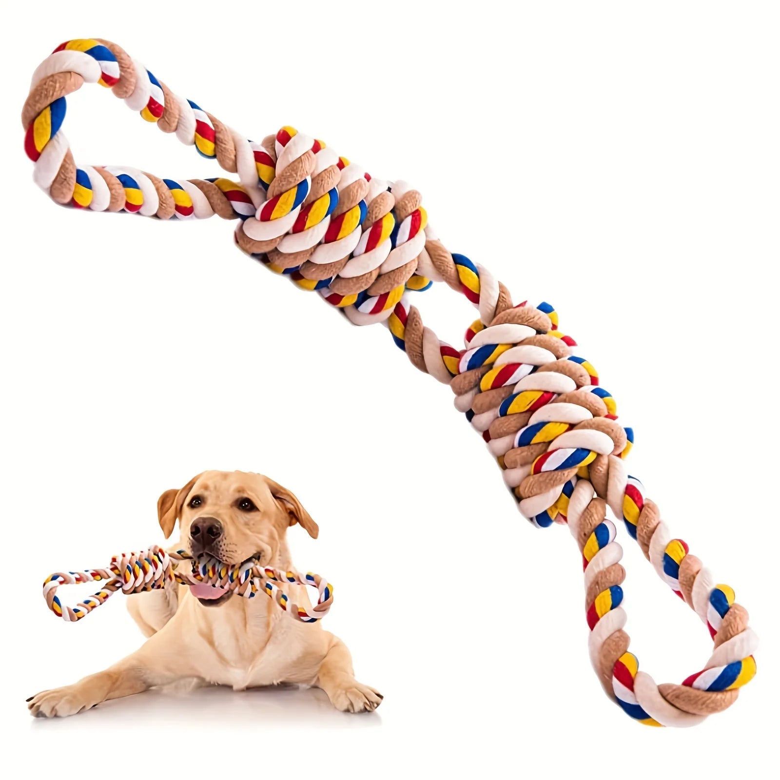 PawfectNova™ Core-Flex: Heavy-Duty Dental Cotton Rope