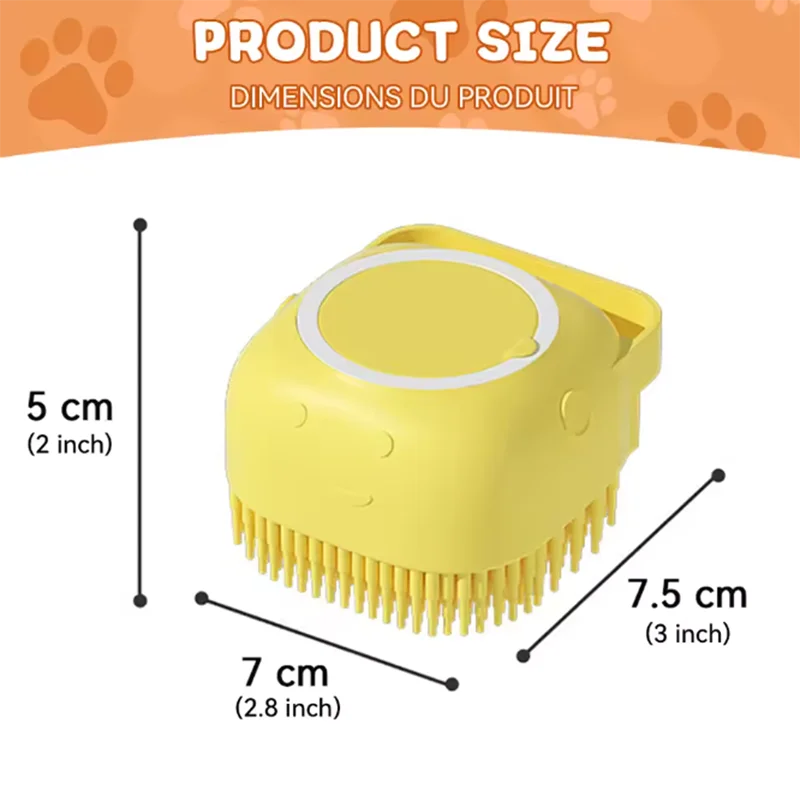 PawfectNova™ Hydro-Massage Soft Silicone Bath Brush