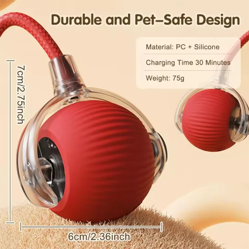PawfectNova™ Kinetic Smart Ball: 360° Intelligent Play