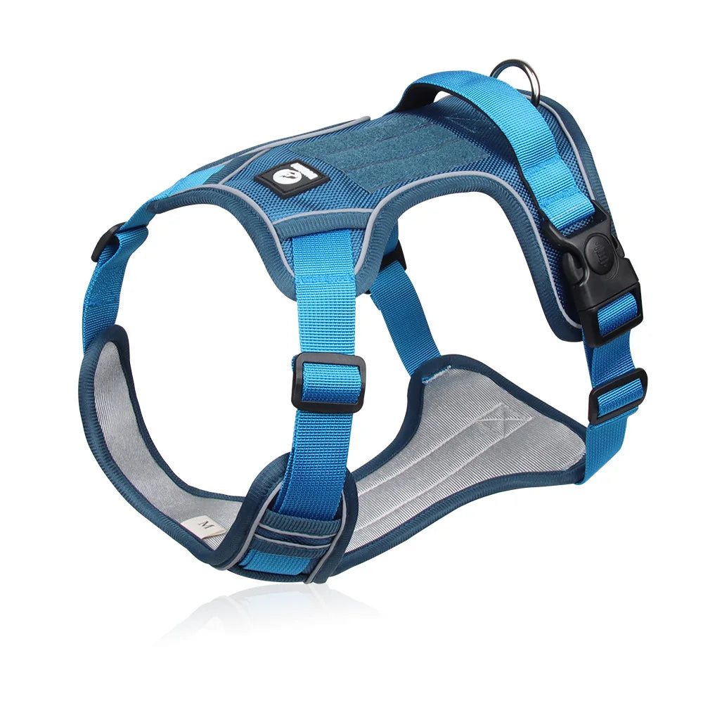 PawfectNova™ Premium Tactical Dog Harness, Reflective Waterproof.