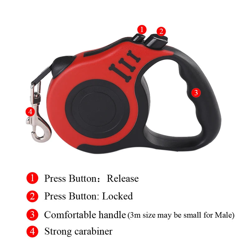 PawfectNova™ Glide: Retractable Aero-Leash