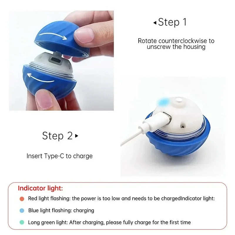 PawfectNova™ Orbit: Smart Interactive Rolling Ball