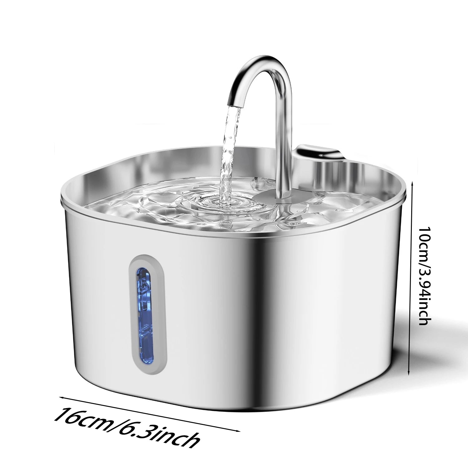 PawfectNova™ Hydro-Flow: 2.2L Bio-Filter Smart Fountain