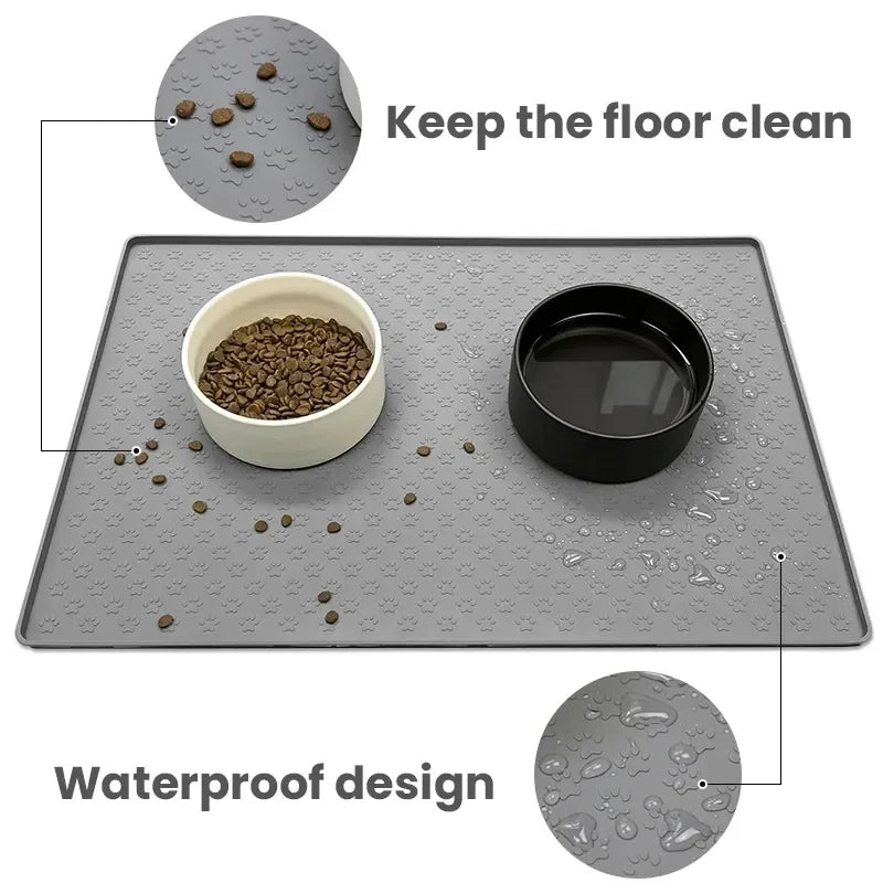 PawfectNova™ Hydra-Shield: Precision-Silicone Feeding Mat