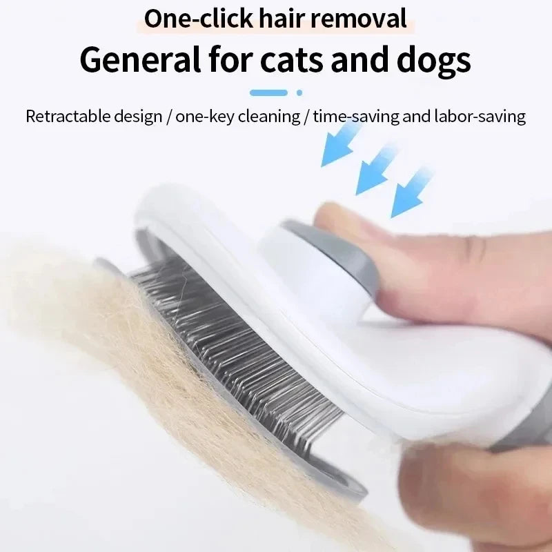 PawfectNova™ One-Click Self-Cleaning Slicker Brush