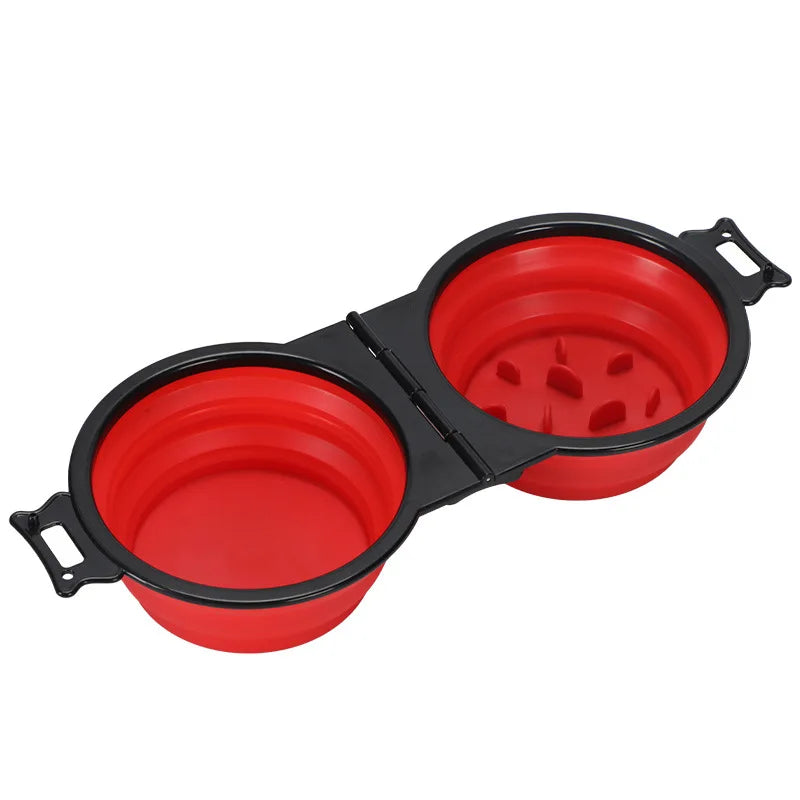 PawfectNova™ Duo-Flex: 2-in-1 Foldable Dual Bowl