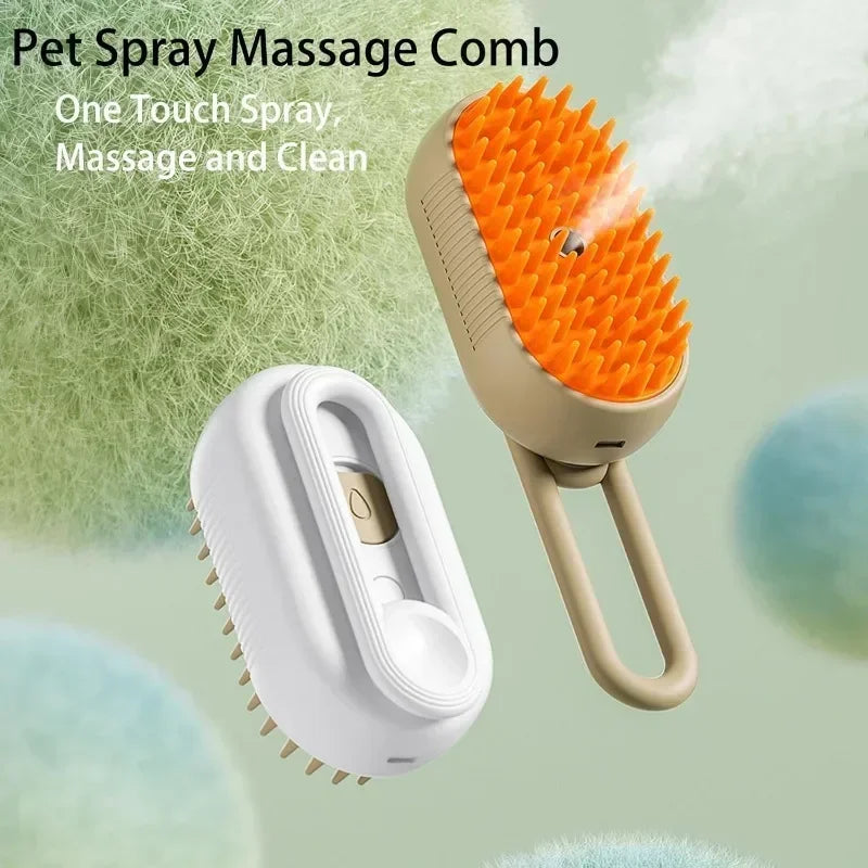 PawfectNova™ Hydro-Mist 3-in-1 Grooming Brush