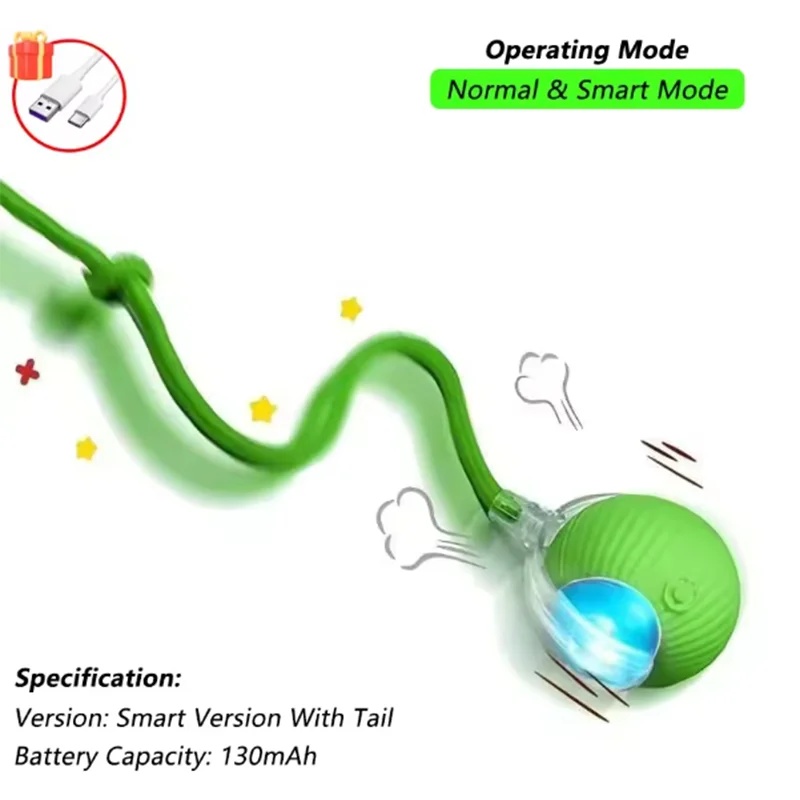 PawfectNova™ Kinetic Smart Ball: 360° Intelligent Play