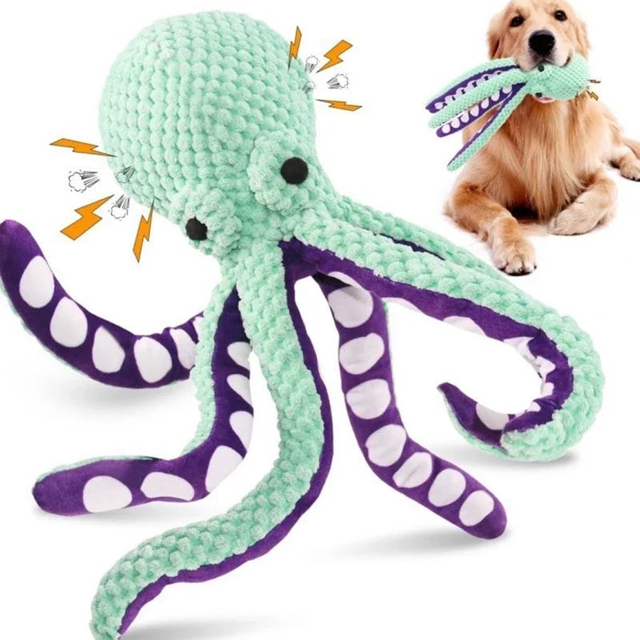 PawfectNova™ Octo-Paws Interactive Plush Octopus Toy