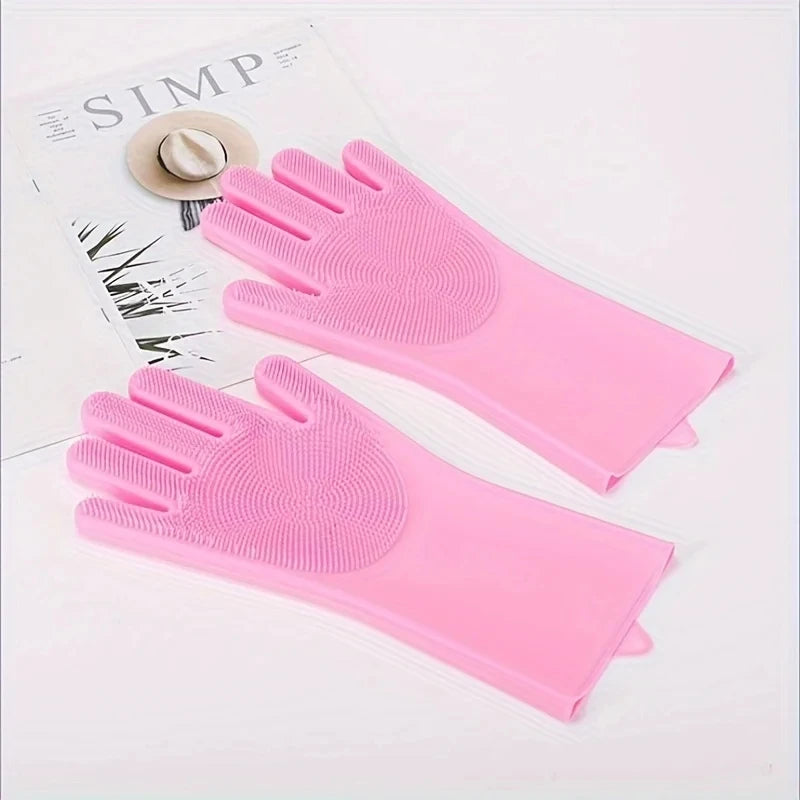 PawfectNova™ Dual-Action Grooming & Cleaning Gloves