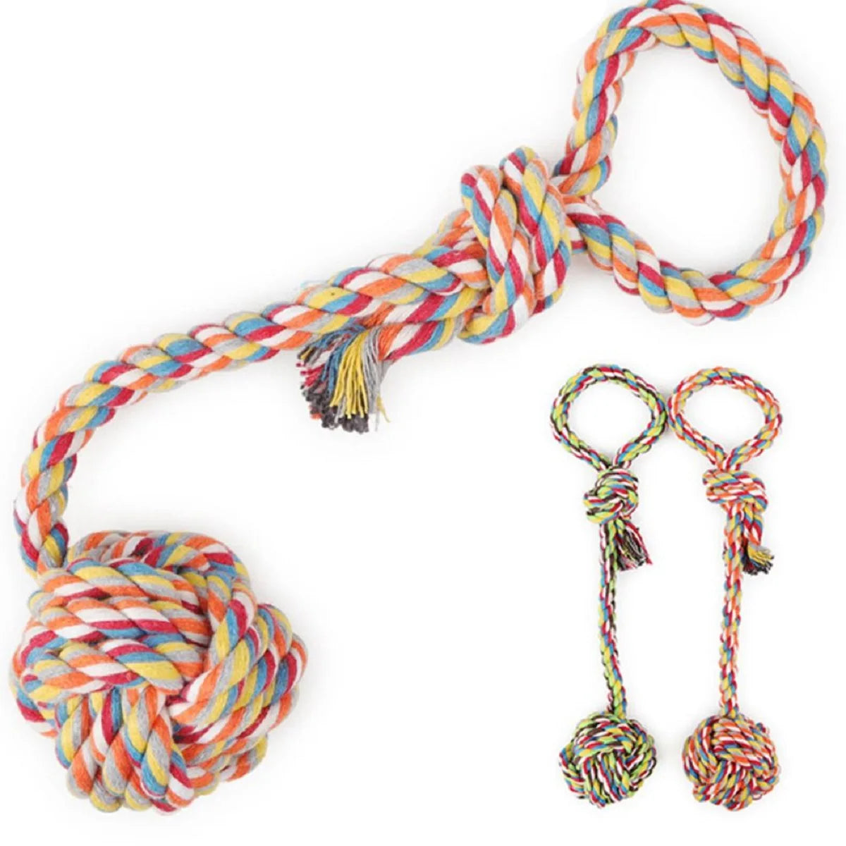 PawfectNova™ Kinetic-Knot: Multi-Texture Interaction Rope