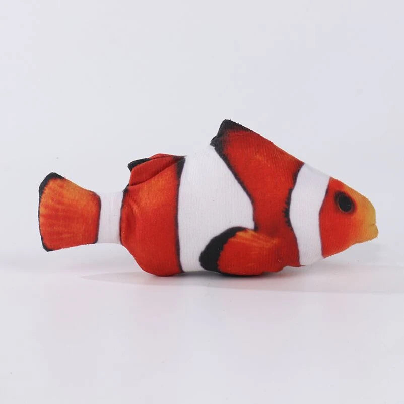 PawfectNova™ Fintastic Catch Interactive Lifelike Plush Fish Toy for Cats