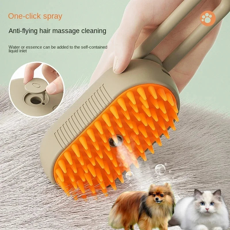 PawfectNova™ Hydro-Mist 3-in-1 Grooming Brush