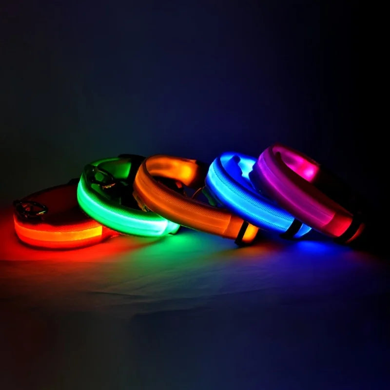 PawfectNova™ LumeGuard: Intelligent LED Safety Collar