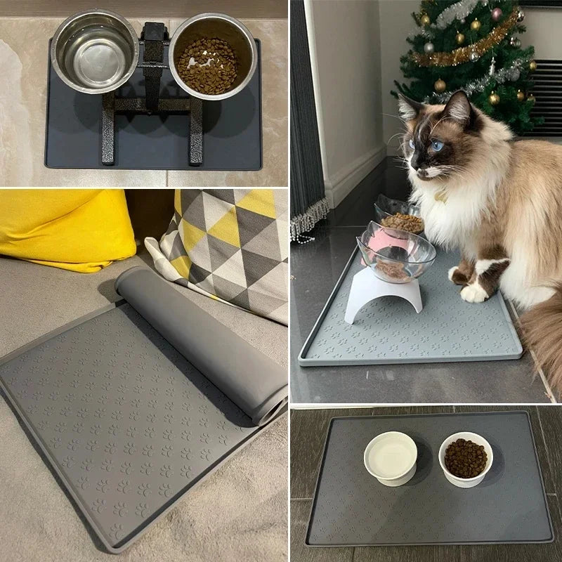 PawfectNova™ Hydra-Shield: Precision-Silicone Feeding Mat