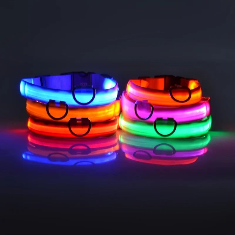 PawfectNova™ LumeGuard: Intelligent LED Safety Collar