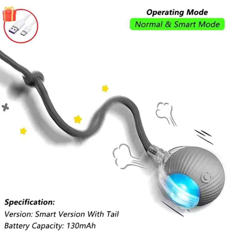 PawfectNova™ Kinetic Smart Ball: 360° Intelligent Play