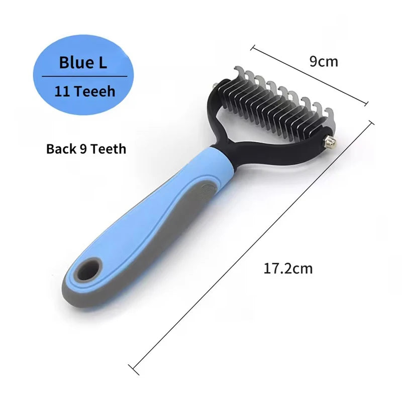 PawfectNova™ Pro-Shed: Dual-Action Undercoat Grooming Tool