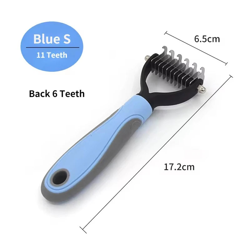 PawfectNova™ Pro-Shed: Dual-Action Undercoat Grooming Tool