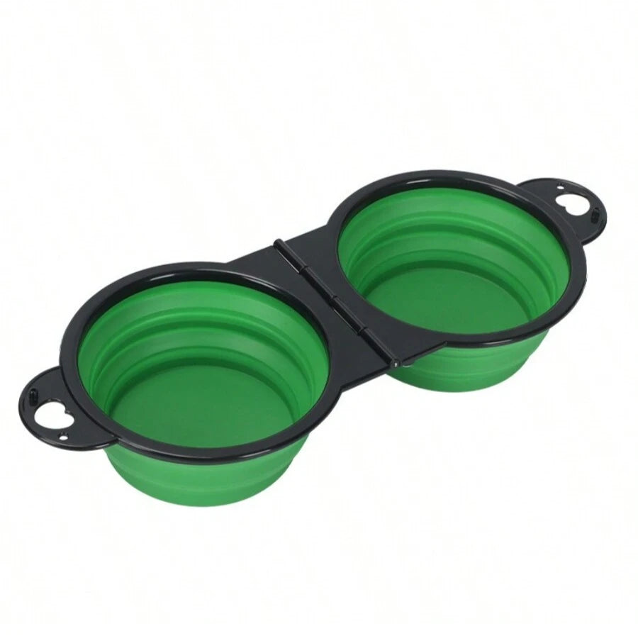 PawfectNova™ Duo-Flex: 2-in-1 Foldable Dual Bowl