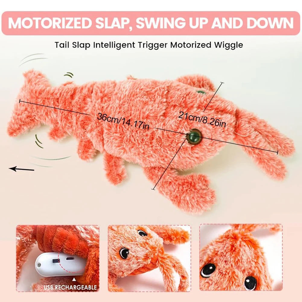 PawfectNova™ Interactive electric lobster toy endless pet entertainment guaranteed.