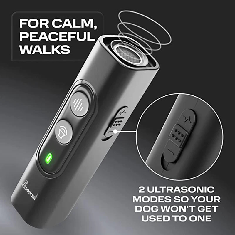 PawfectNova™ Pro-Shield Sonic Humane Silent Trainer USB Rechargeable Dog Behavioral Device