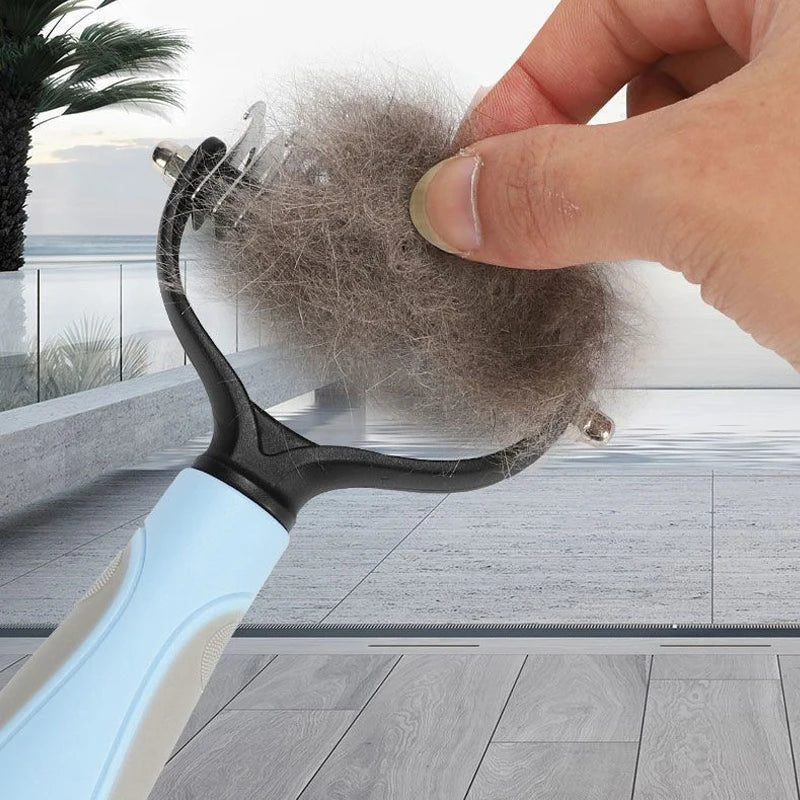 PawfectNova™ Pro-Shed: Dual-Action Undercoat Grooming Tool
