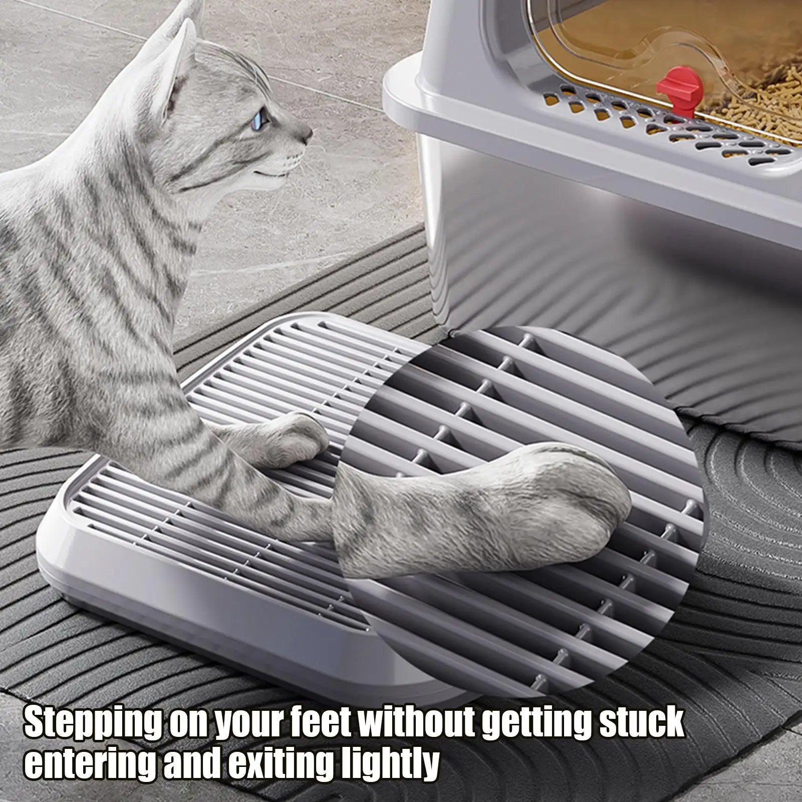 PawfectNova™ Glide-Step: Anti-Tracking Ramp & Senior Access Stool