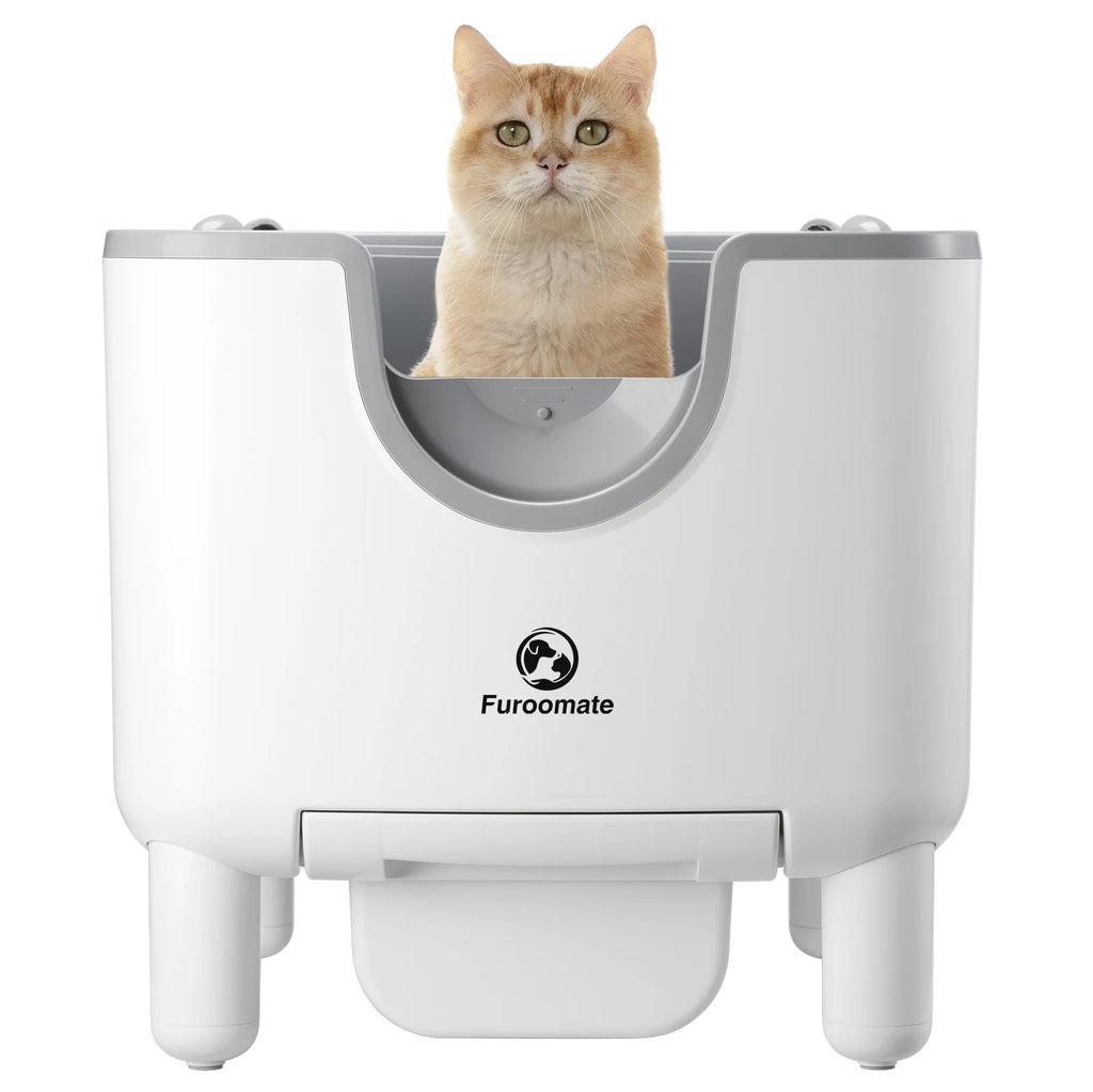 PawfectNova™ F6 Sentinel: Open-Top Automatic Self-Cleaning Litter Box