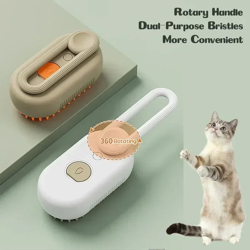 PawfectNova™ Hydro-Mist 3-in-1 Grooming Brush