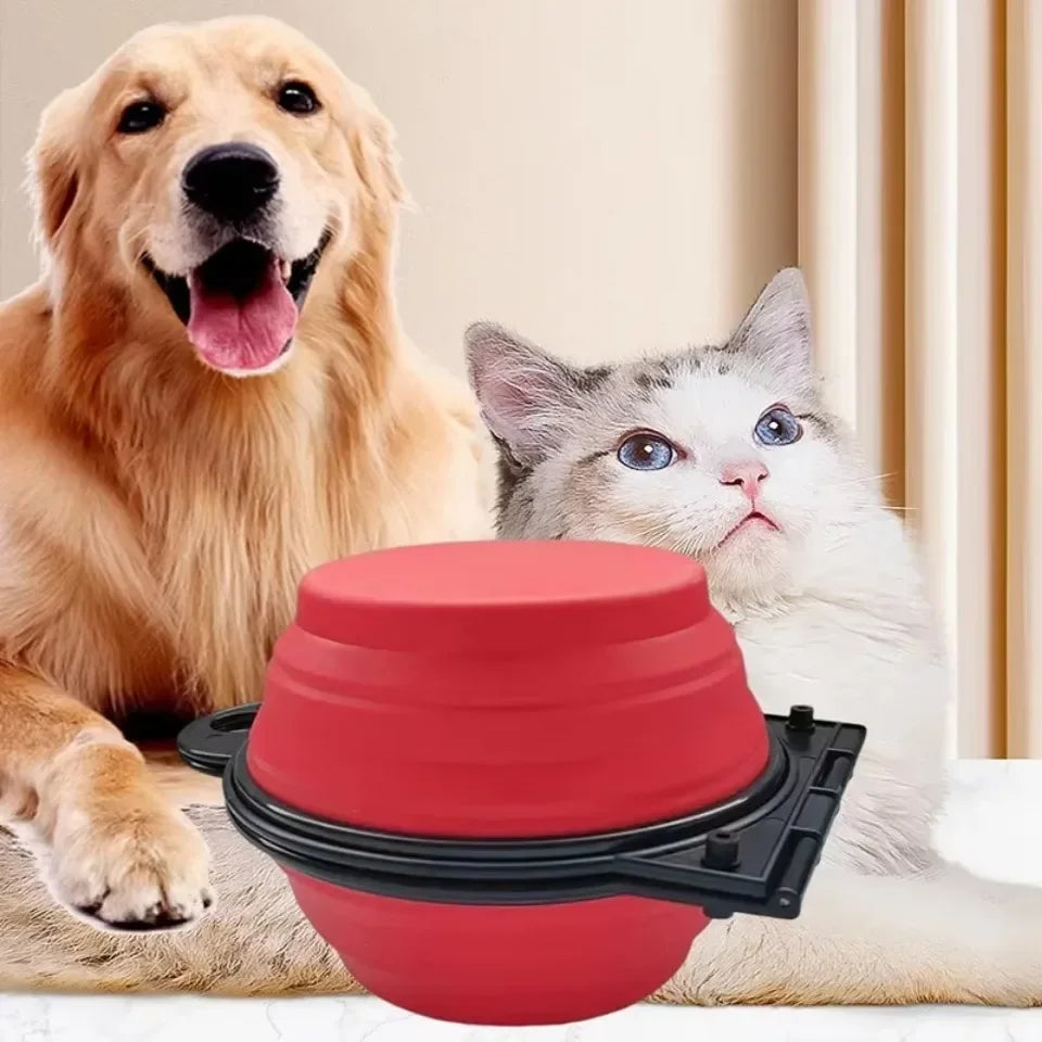 PawfectNova™ Duo-Flex: 2-in-1 Foldable Dual Bowl