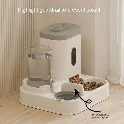 PawfectNova™ Bloom: 2-in-1 Automatic Food & Water Station