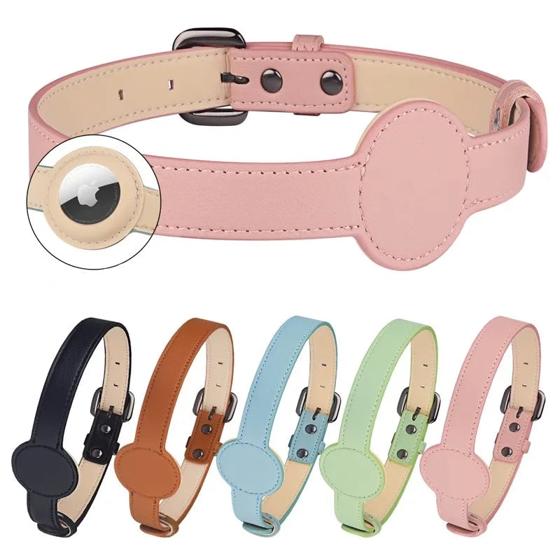 PawfectNova™ Apple AirTag Pet Collar: Waterproof, Durable, Anti-Lost Protection.