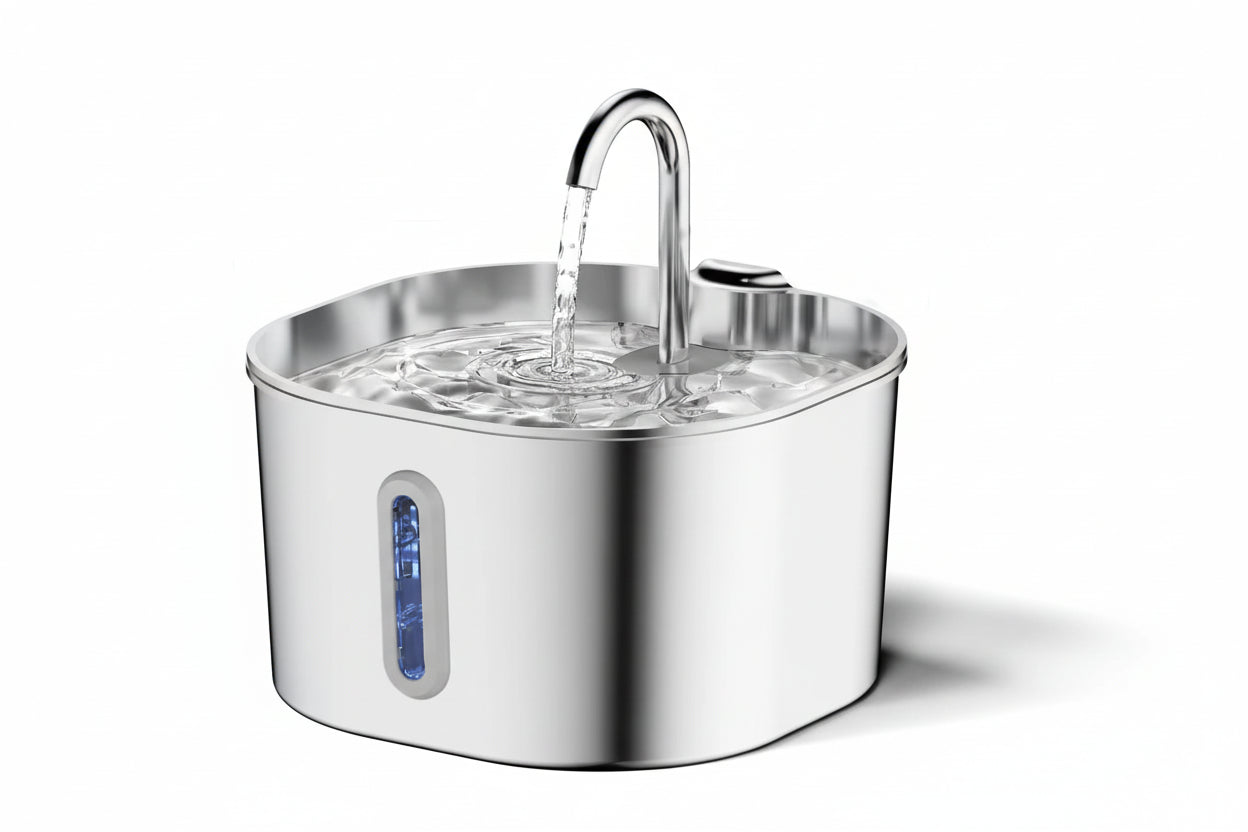 PawfectNova™ Hydro-Flow: 2.2L Bio-Filter Smart Fountain