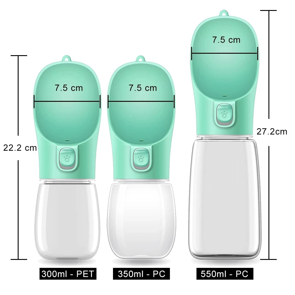 PawfectNova™ Hydro-Flow Mini: Leakproof One-Key Travel Bottle