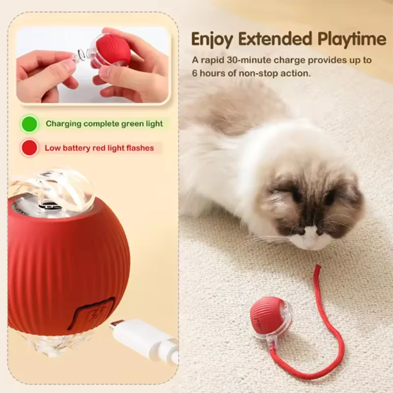 PawfectNova™ Kinetic Smart Ball: 360° Intelligent Play